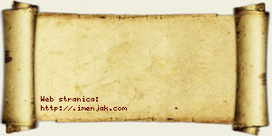 Irena Mijalković vizit kartica